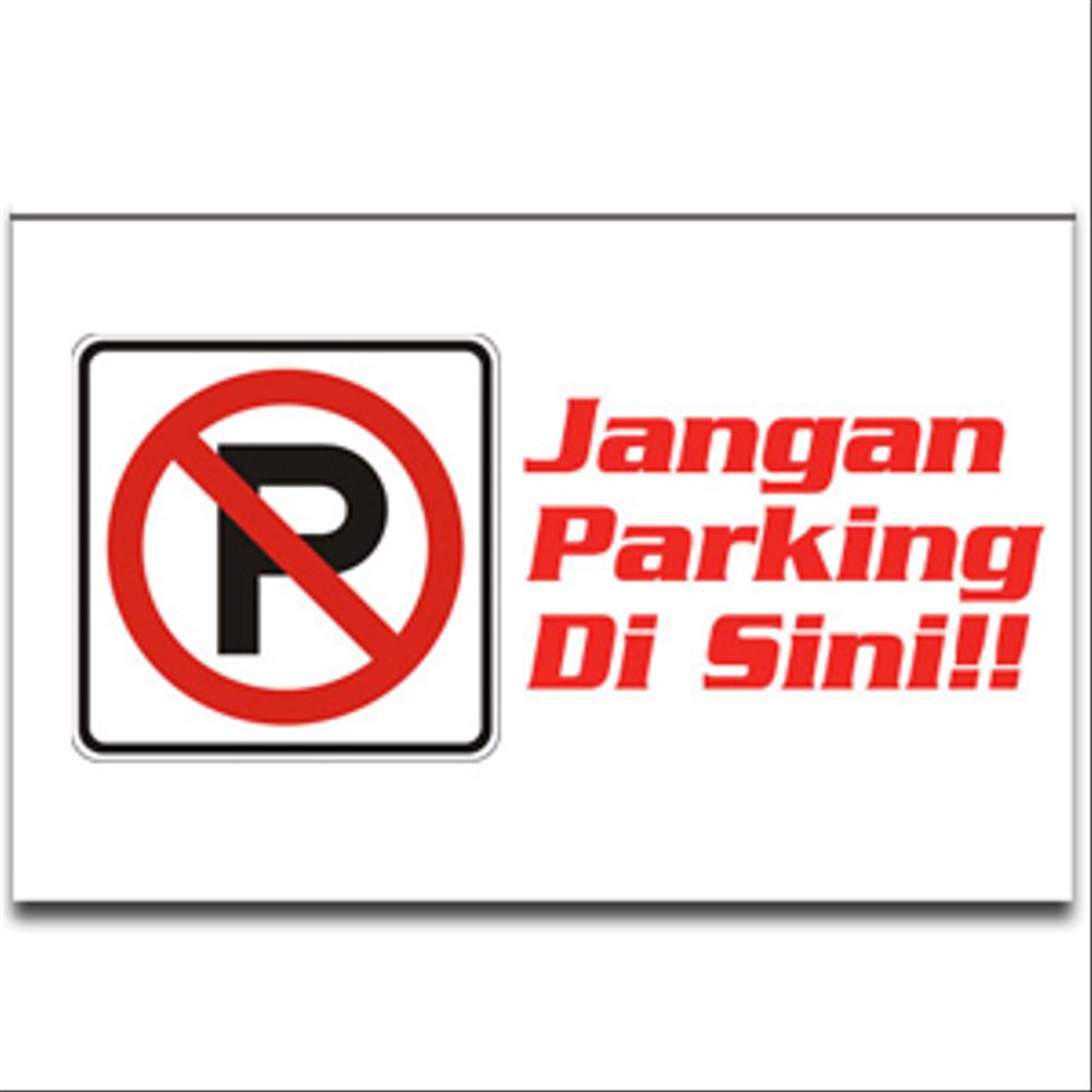 Gambar Dilarang Parkir Untuk Diwarnai fasrgirl